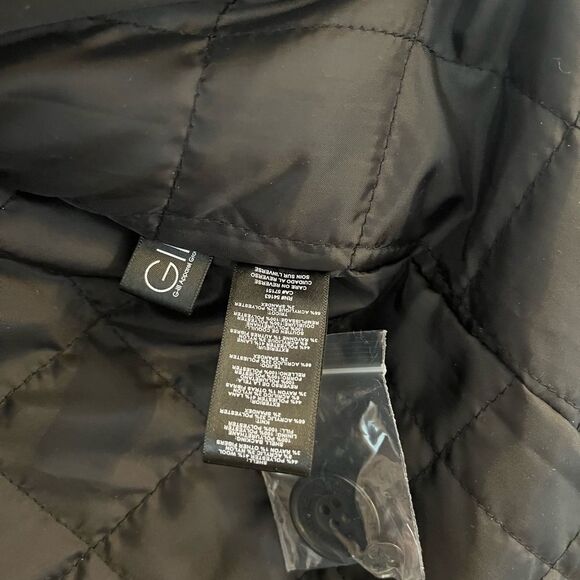 Men’s Kenneth Cole Wool Blend Coat with Faux Zipper Vest, Quilted Lining XL - Picture 7 of 8